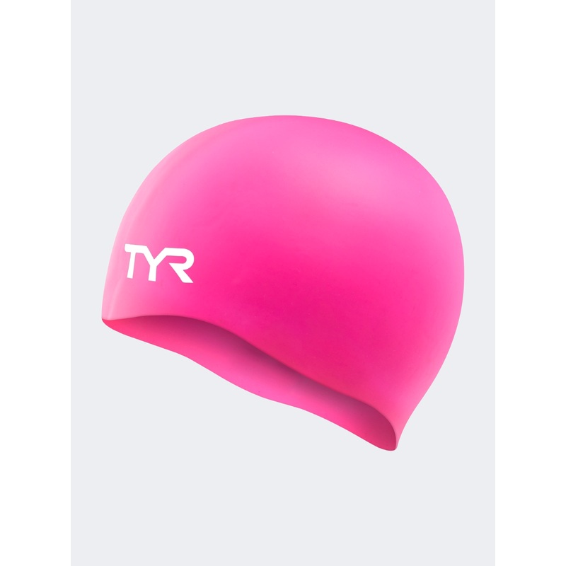 Tyr Wrinkle Free Women Swim Cap Pink