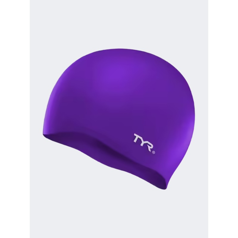Tyr Wrinkle Free Women Swim Cap Purple