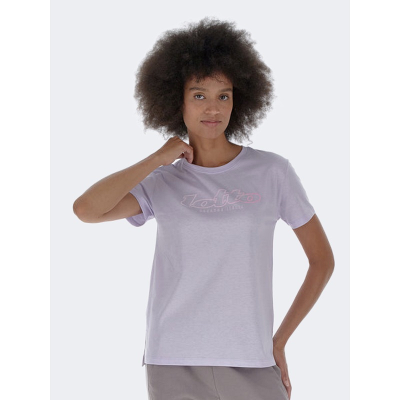 Lotto Athletica Pure Women Lifestyle T-Shirt Light Violet