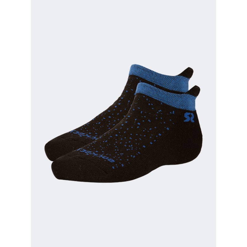 Socksette Ankle Half Cushion Unisex Lifestyle Sock Black/Blue