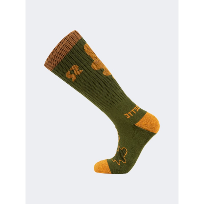 Socksette Leaves Women Lifestyle Sock Orange/Khaki