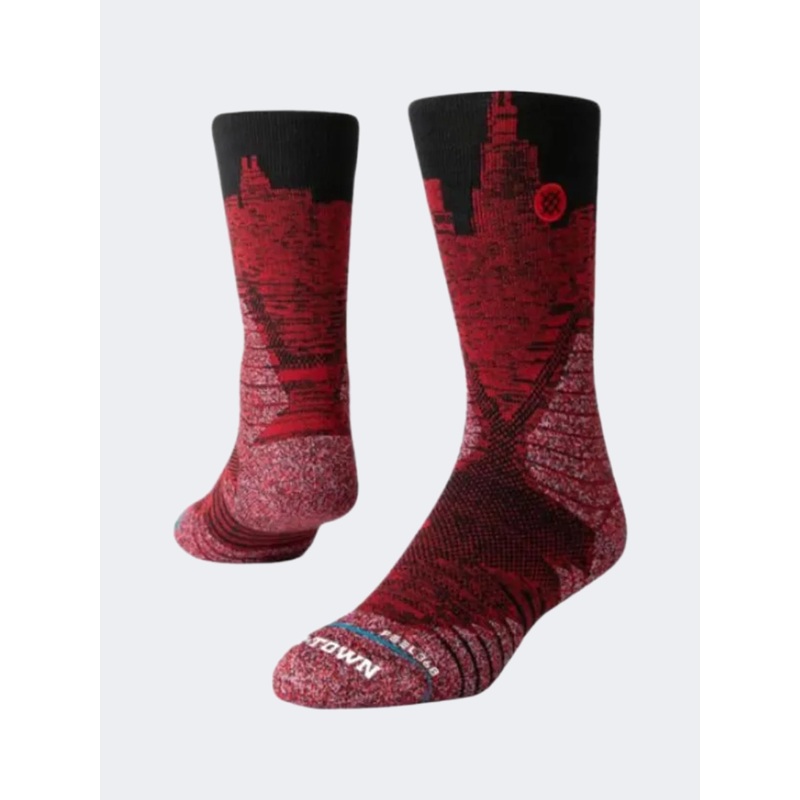Stance Chicago Skyline Pro Unisex Basketball Sock Red