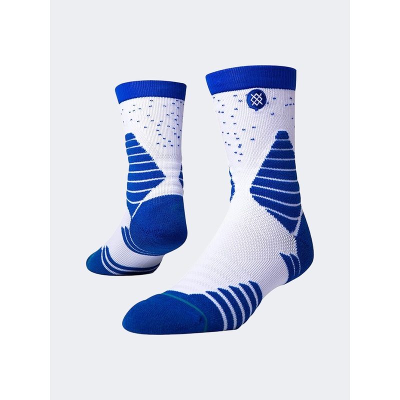 Stance Gameday Quarter Unisex Basketball Sock Royal Blue/White