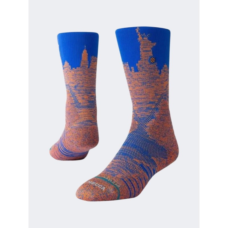 Stance New York Skyline Pro Unisex Basketball Sock Blue