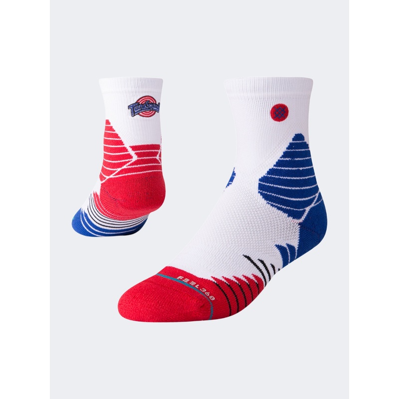 Stance Tune Squad Hoops Unisex Basketball Sock White/Blue/Red