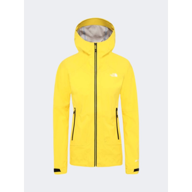 The North Face Impendor Shell Women Hiking Jacket Vibrant Yellow