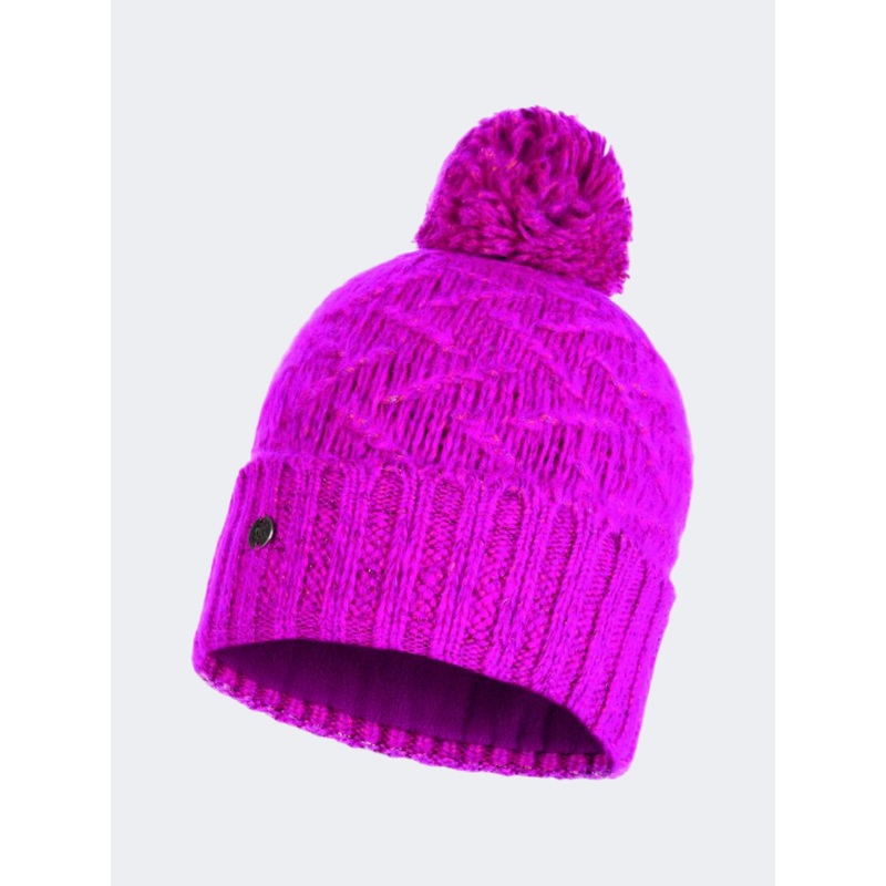 Buff Knitted & Polar Women Lifestyle Beanie Bright Pink