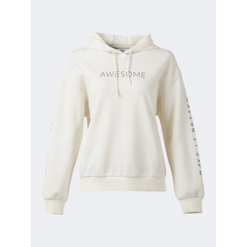 Erke Awesome Women Training Hoody Glacier White