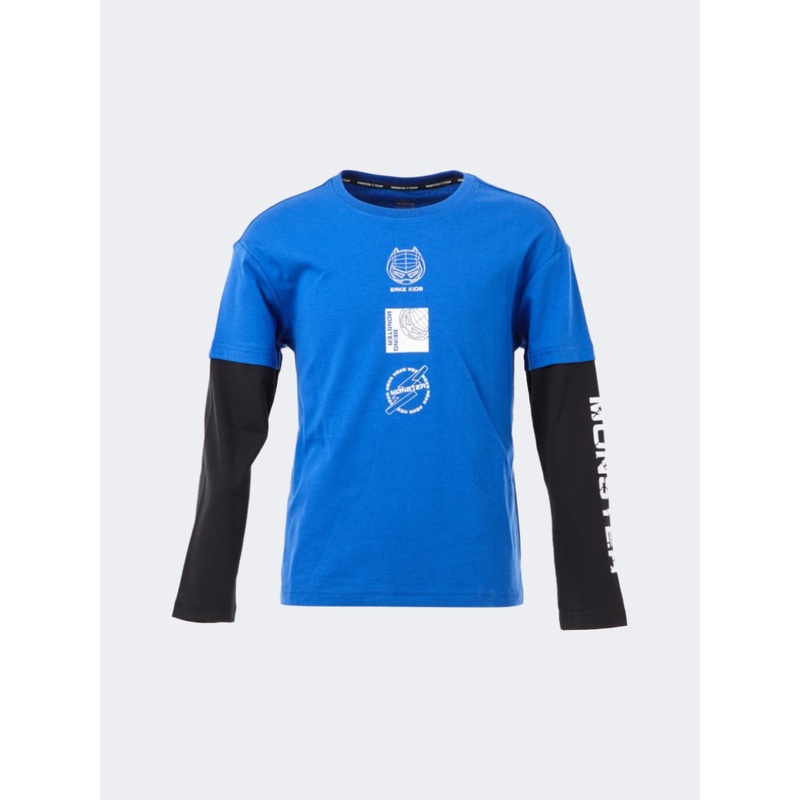 Erke Kids Lifestyle Long Sleeve Dark Blue