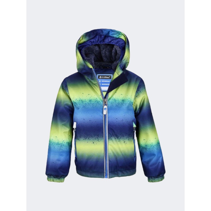 Killtec Viewy Infant-Boys Skiing Jacket Neon Blue