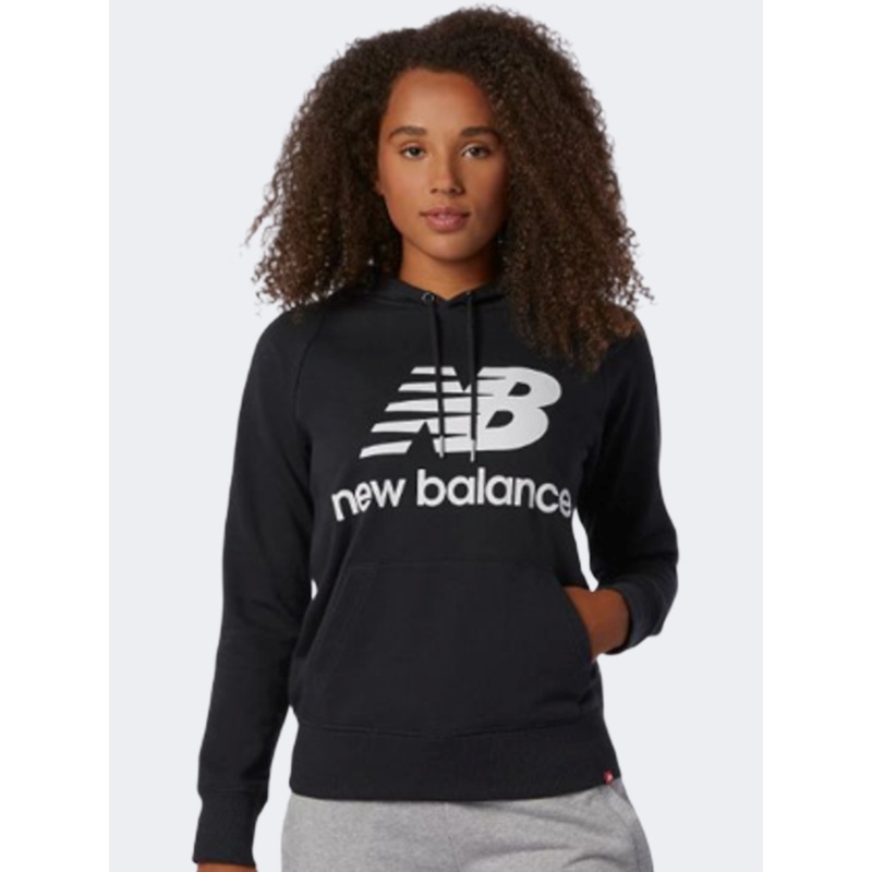 New Balance Essentials Pullover Women Lifestyle Hoody Black