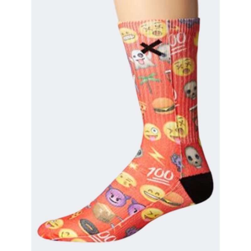 Odd Sox Emoji Unisex Lifestyle Sock Multicolor
