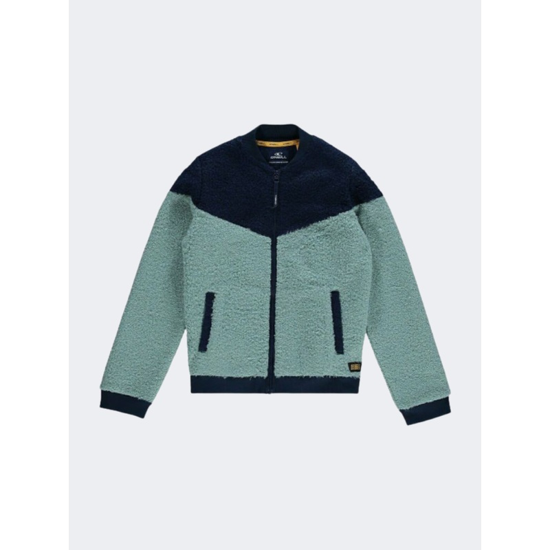 Oneill Lg Sherpa Bomber Super Kids-Girls Lifestyle Fleece Jadeite