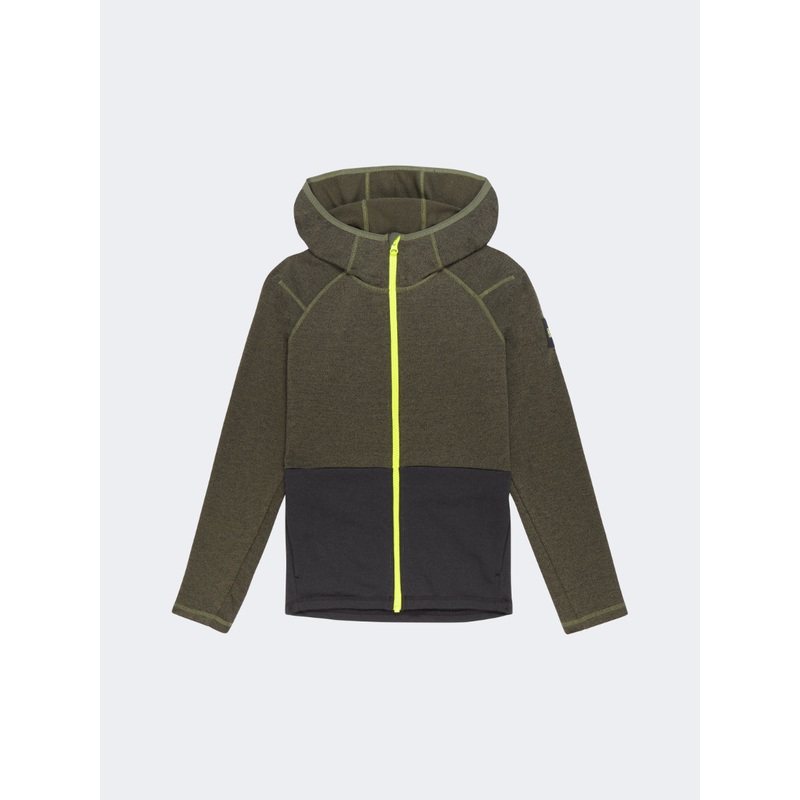 Oneill Pb Hooded Full Zip Kids-Boys Skiing Fleece Forest Night