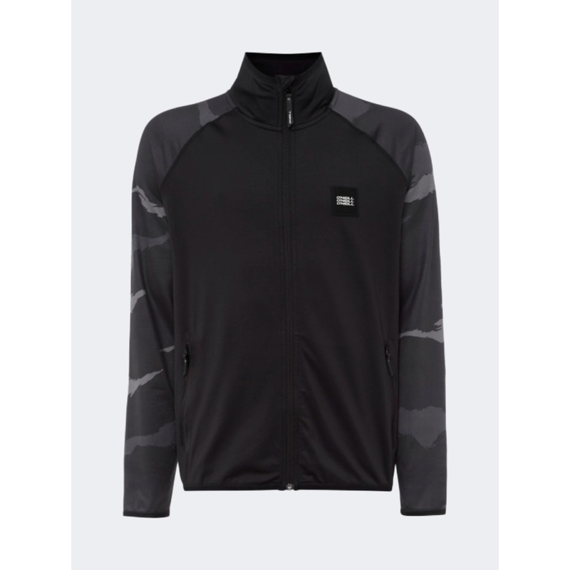 Oneill Pm Printed Men Skiing Fleece Black Out