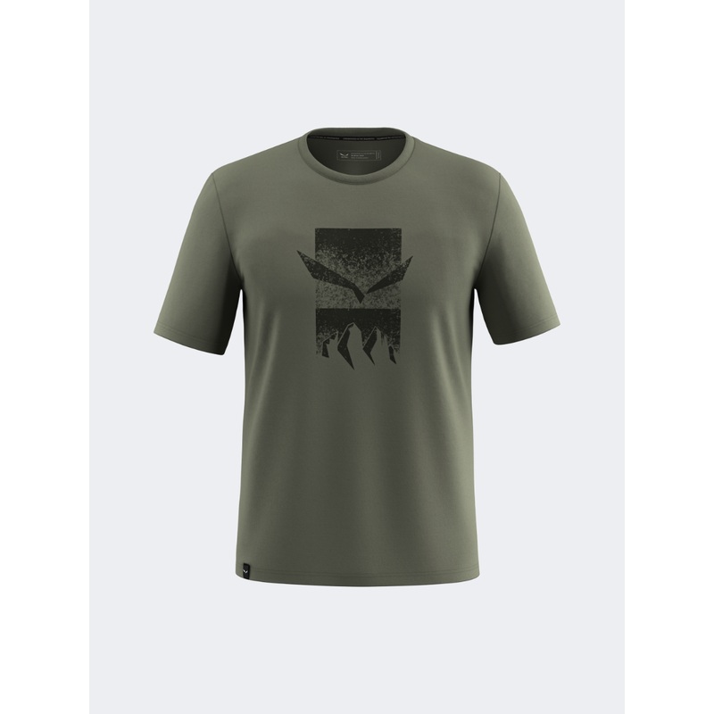 Salewa Eagle 3 Cime Men Hiking T-Shirt Faded Green