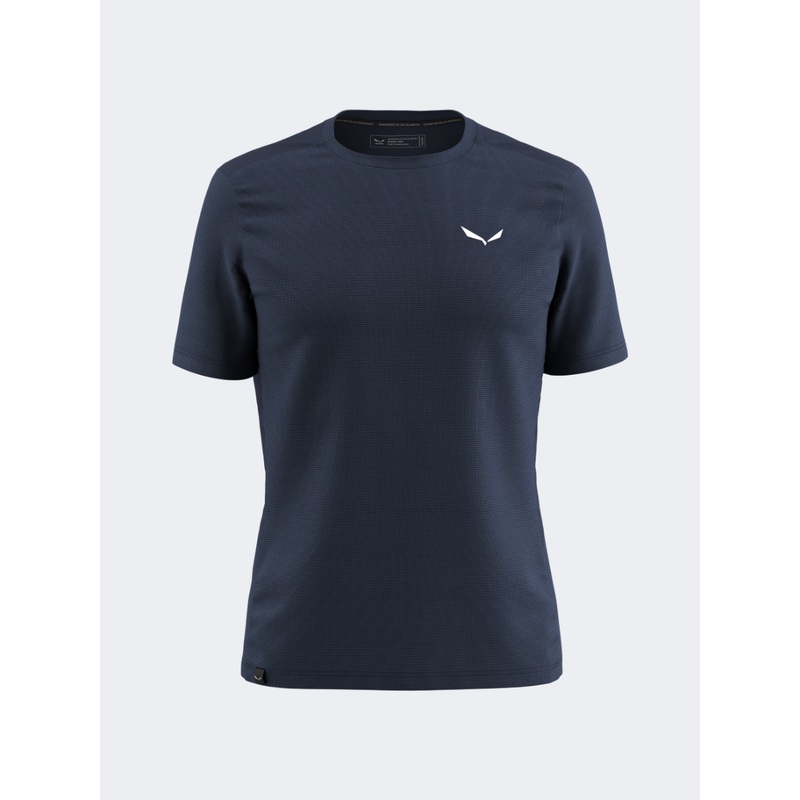 Salewa Puez Hybrid Dry Men Hiking T-Shirt Navy