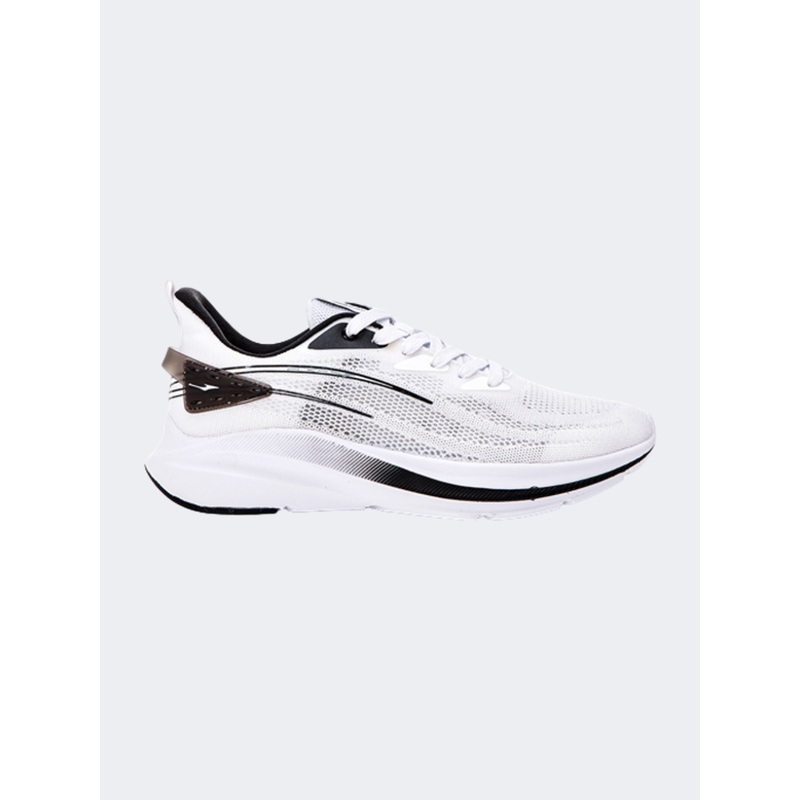 Erke Cushioning Men Running Shoes White/Black