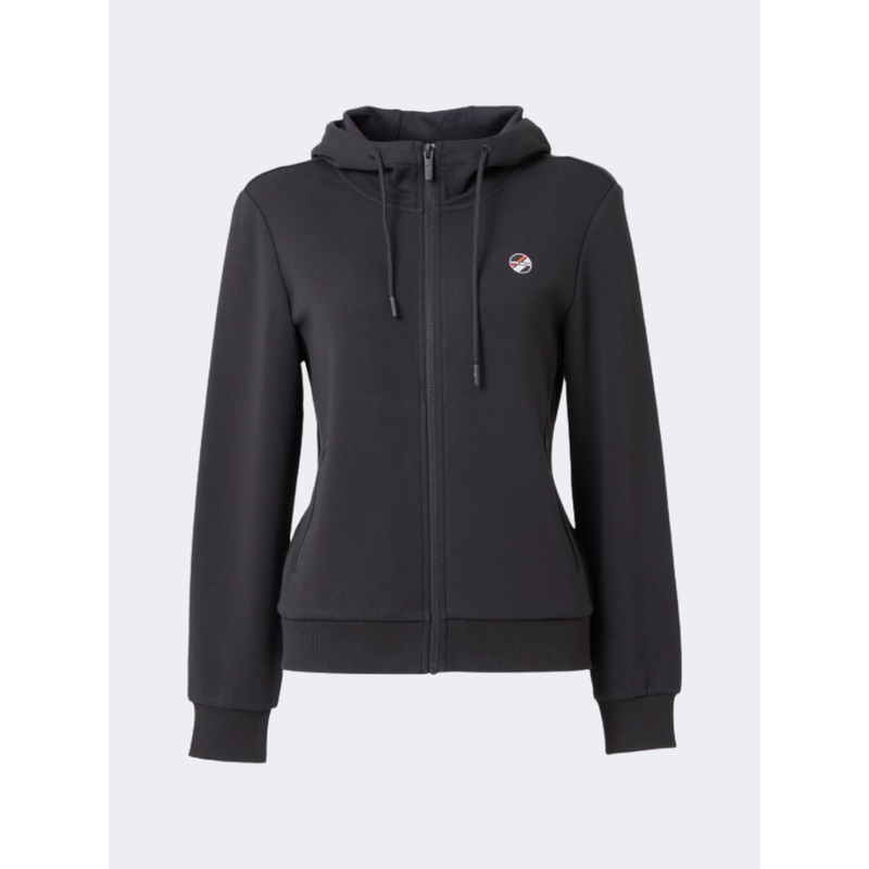 Erke Full Zip Women Tennis Hoody Black