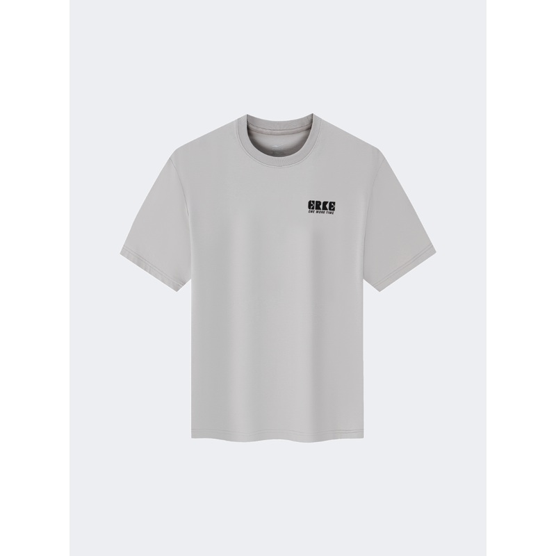 Erke Men Lifestyle T-Shirt Light Grey