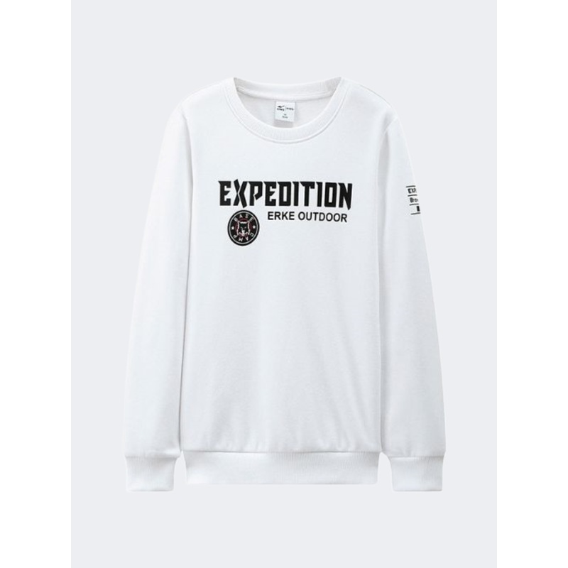 Erke Pullover Kids-Boys Lifestyle Sweatshirt White