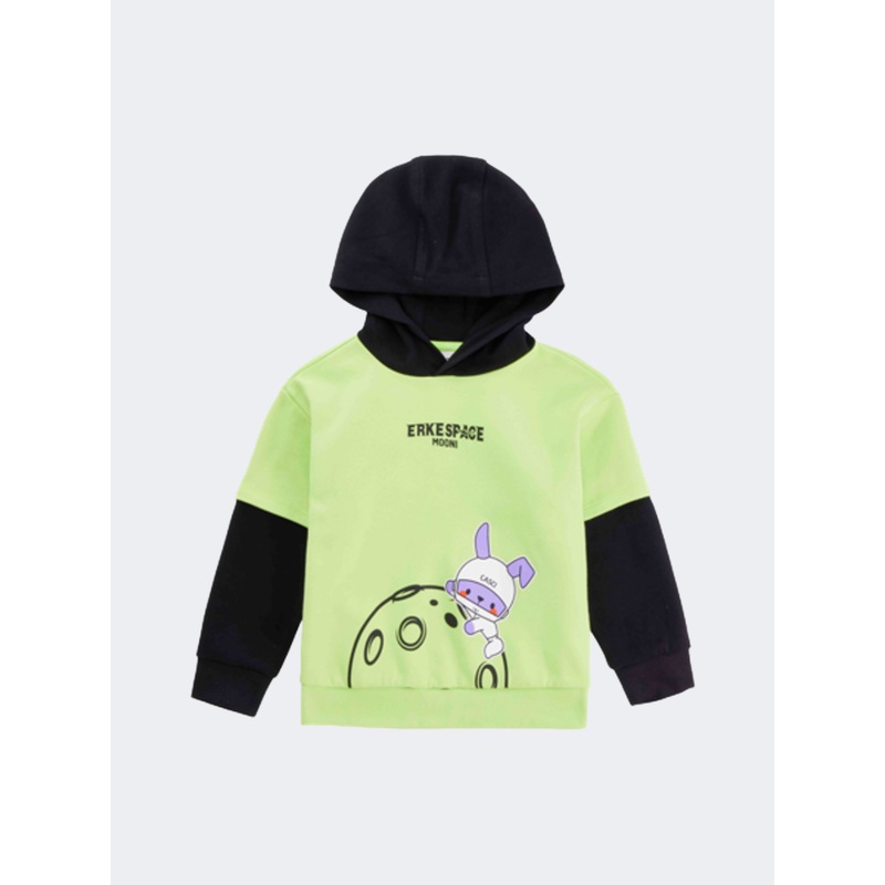 Erke Pullover Little-Boys Lifestyle Hoody Fluorescent Green