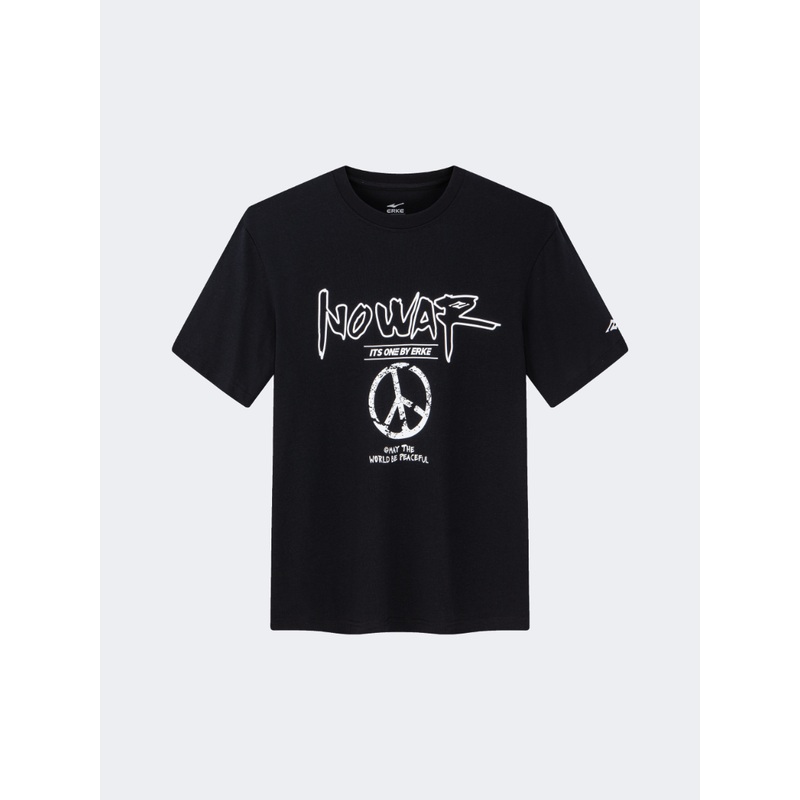 Erke Unisex Lifestyle T-Shirt Black