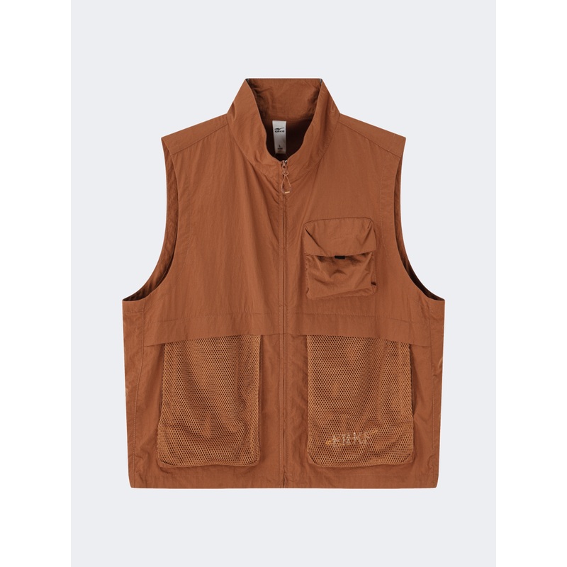Erke Waistcoat Women Lifestyle Vest Dark Orange