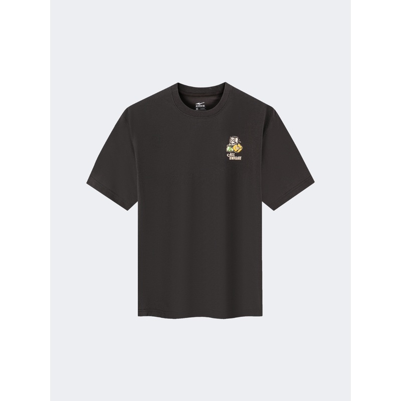 Erke Women Lifestyle T-Shirt Brown