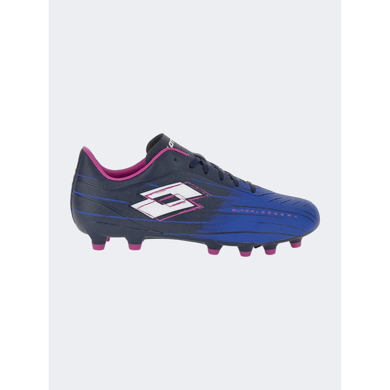 Lotto Solista 700 Ix FG Men Football Shoes Dress Blue