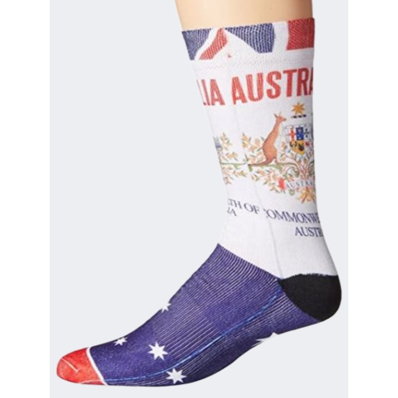 Odd Sox Australia Unisex Lifestyle Sock Blue/White