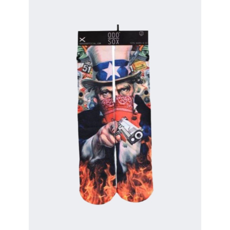 Odd Sox Portugal Unisex Lifestyle Sock Green/White/Red