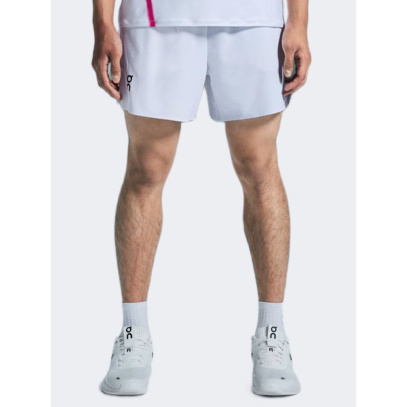 On Court Men Tennis Short White