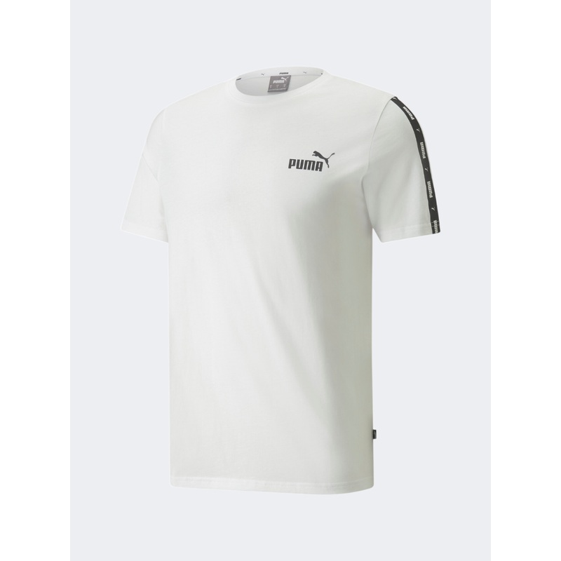 Puma Essential Tape Men Lifestyle T-Shirt White