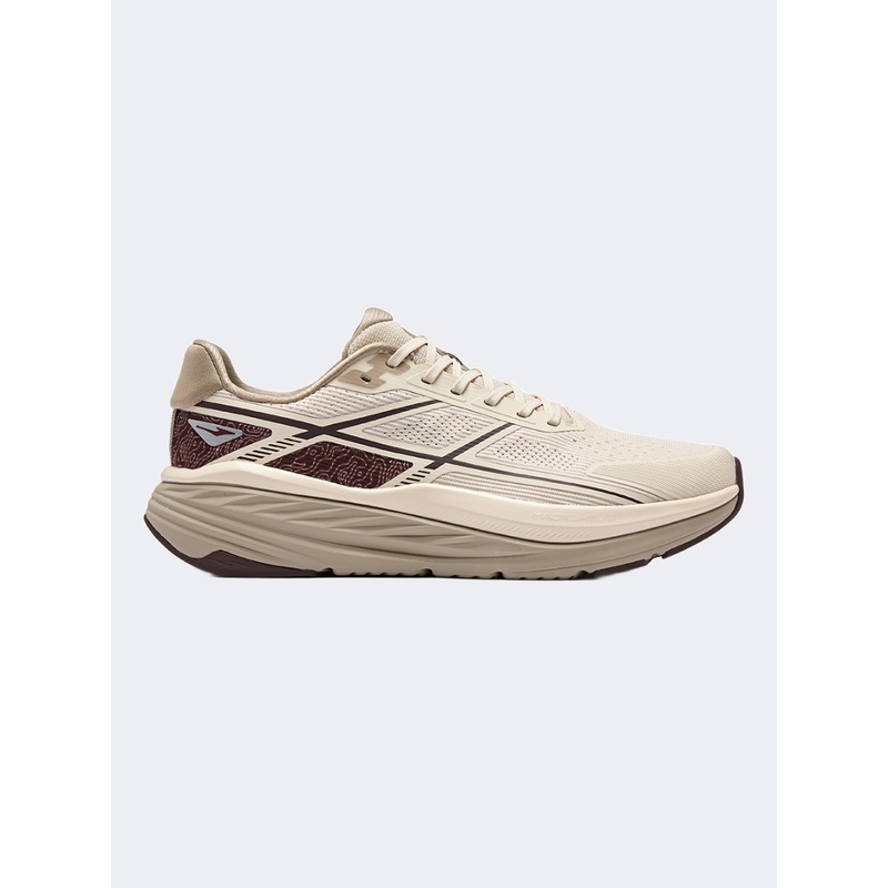 Erke Men Running Shoes Flaxen/Coffee