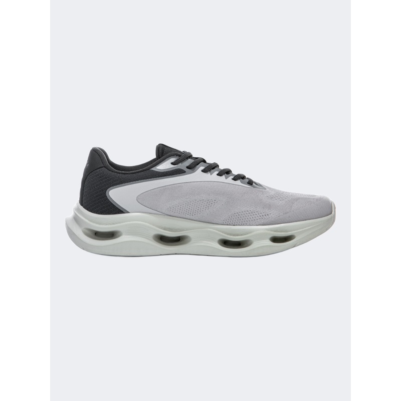 Erke Men Running Shoes Grey