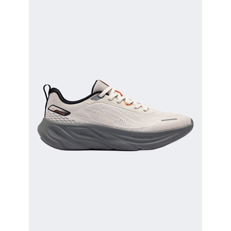 Erke Men Running Shoes Light Grey