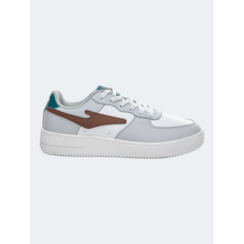 Erke Skateboard Men Lifestyle Shoes Light Grey/White