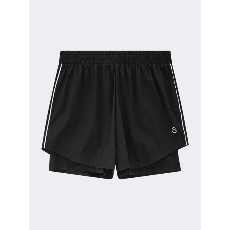 Erke Sports Women Running Short Black