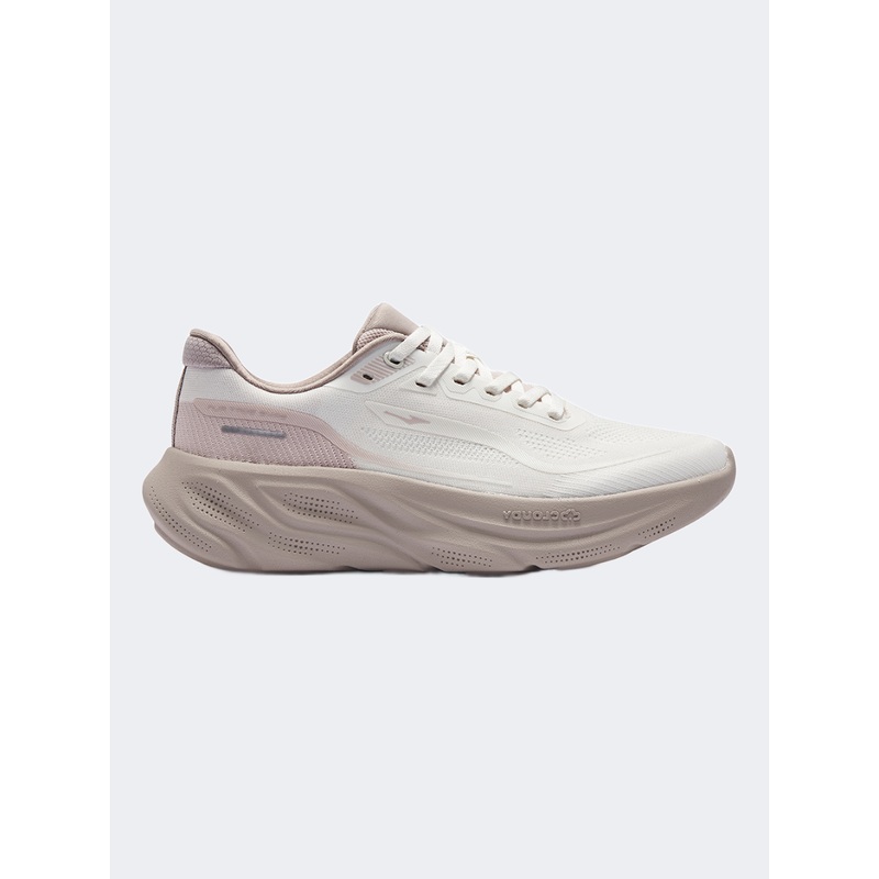 Erke Women Running Shoes White/Light Pink