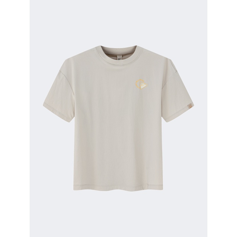 Erke Women Running T-Shirt Dark Grey