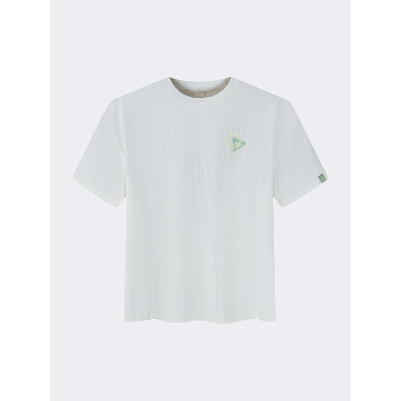 Erke Woven Women Running T-Shirt Light White