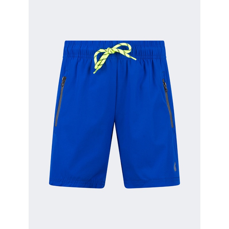 Oil And Gaz Breathable Kids Boys Beach  Swim Short Royal Blue