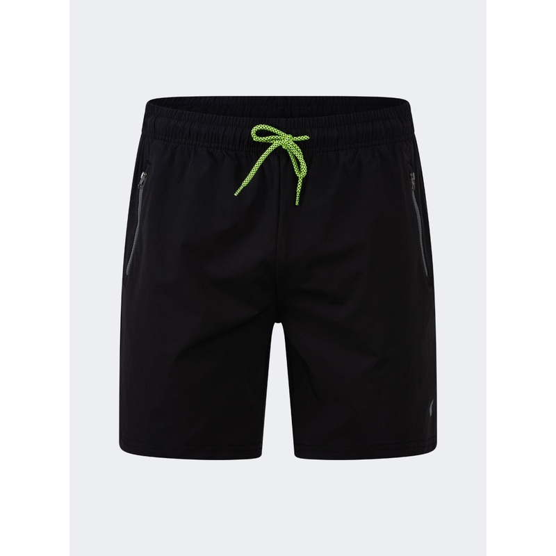 Oil And Gaz Breathable Men Beach  Swim Short Black