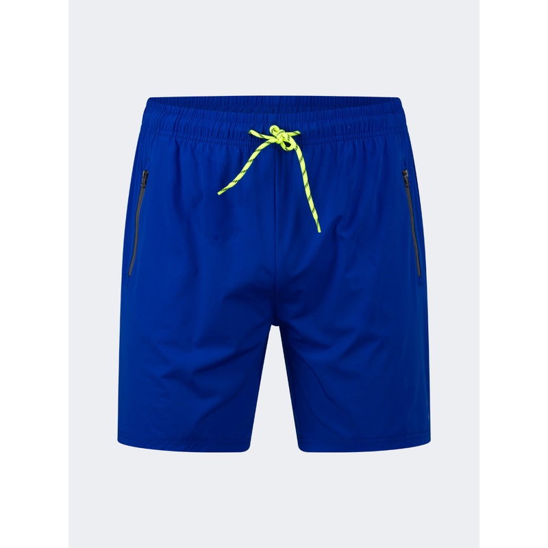 Oil And Gaz Breathable Men Beach  Swim Short Royal Blue