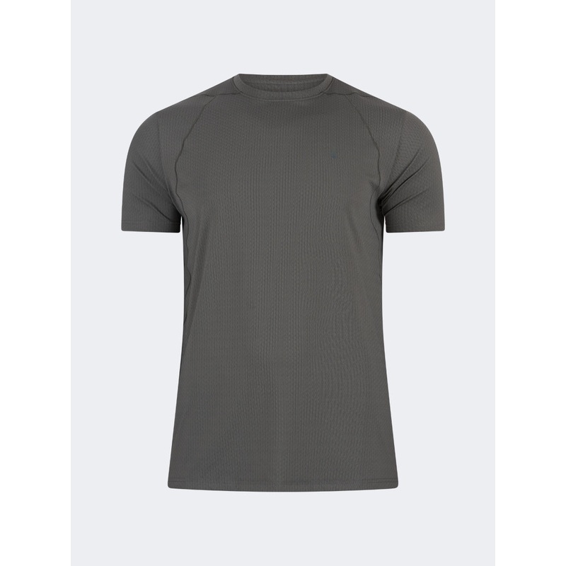 Oil And Gaz Comfortable Men Sportwear T-Shirt R-Neck Olive