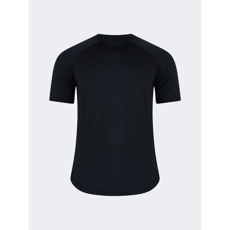 Oil And Gaz Comfortable Men Training T-Shirt R-Neck Black