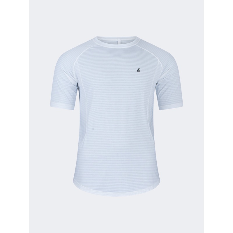 Oil And Gaz Comfortable Men Training T-Shirt R-Neck White
