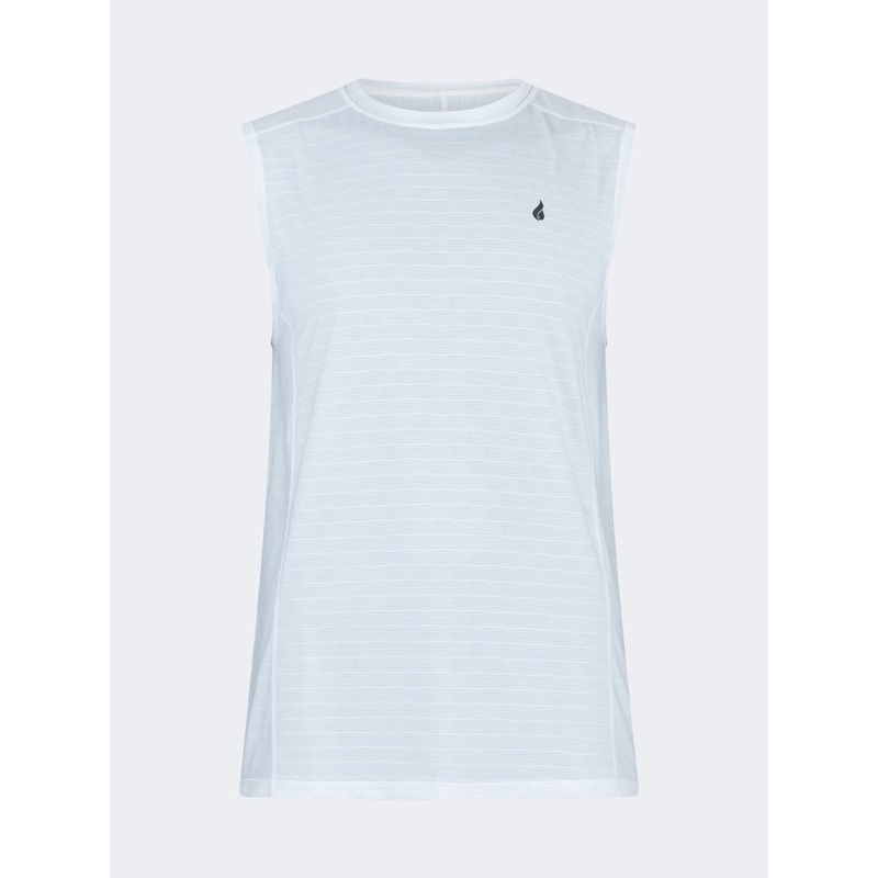 Oil And Gaz Comfortable Men Training Tank White