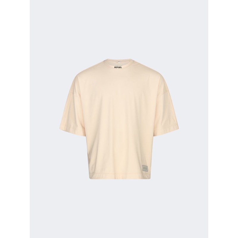 Oil And Gaz Oversized Unisex Lifestyle T-Shirt Light Yellow